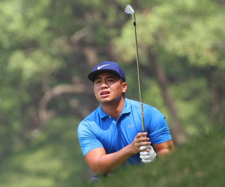 2019南寳TPGA公開賽第一回合連育群65桿(-7)暫列第一。鍾豐榮攝