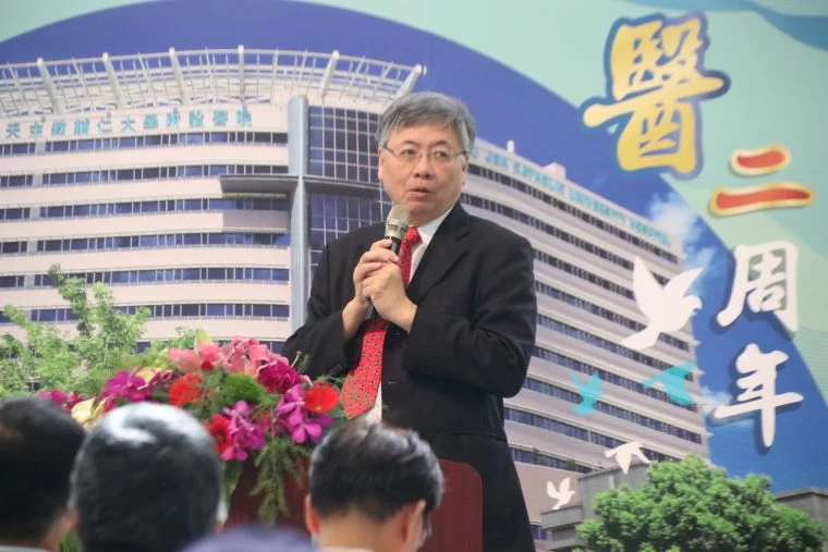 輔大校長江漢聲。輔大運動醫學中心提供