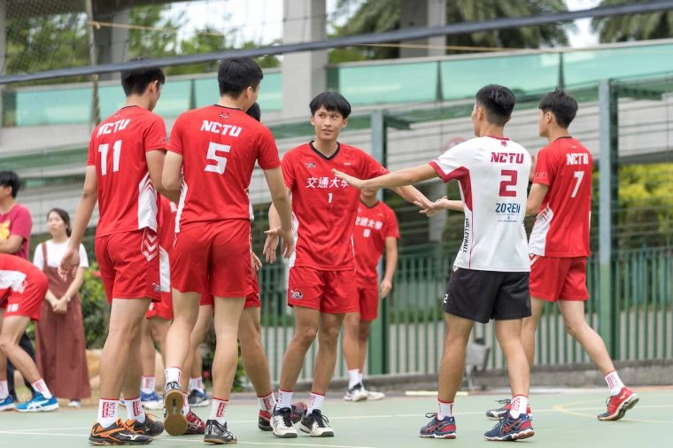 大專男組交通大學直落二擊敗南臺科大。海碩整合行銷提供