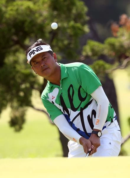 林文堂以三回合212桿暫獨居第八是排名暫時最佳的台灣選手。大會提供