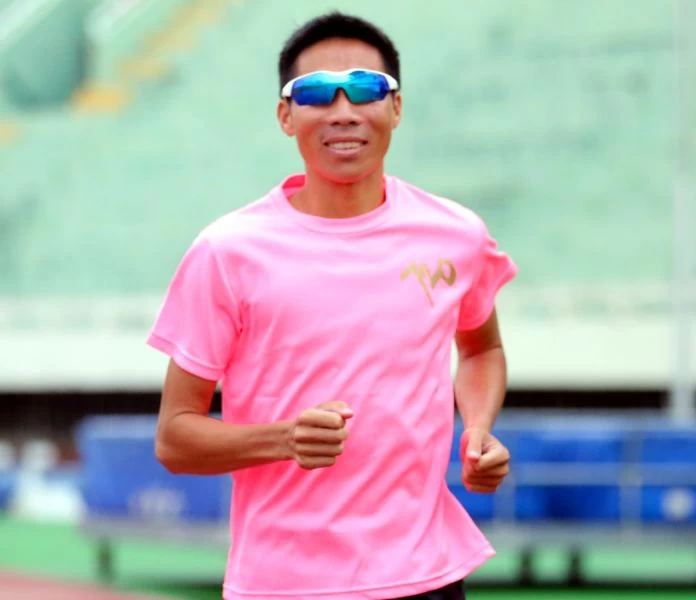 何盡平。720armour運動眼鏡/提供。