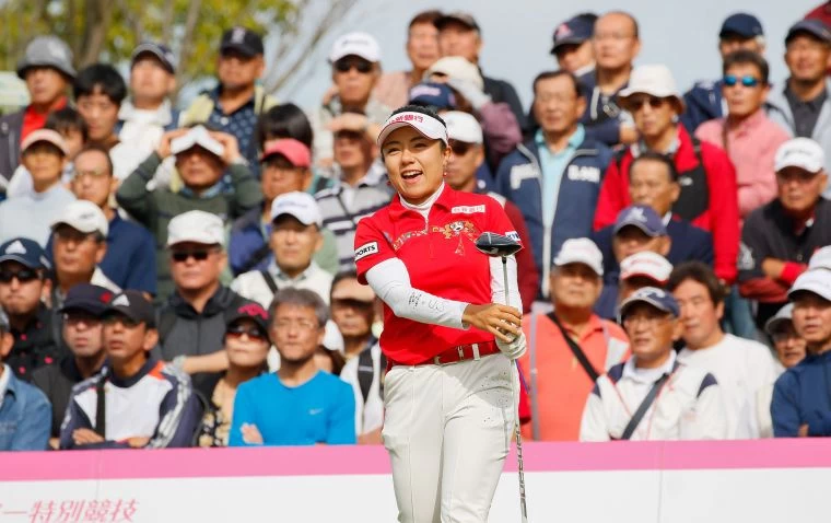 蔡佩穎三回合總桿207桿(-9)，並列第二。葉勇宏攝影