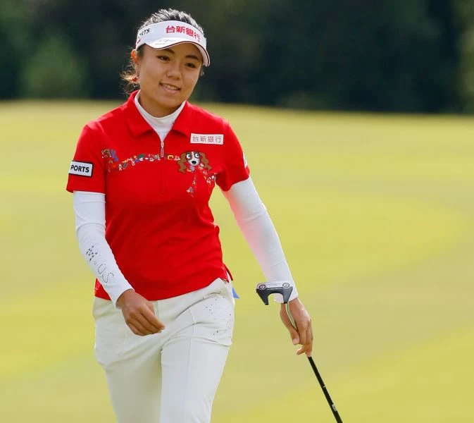 蔡佩穎三回合總桿207桿(-9)，並列第二。葉勇宏攝影