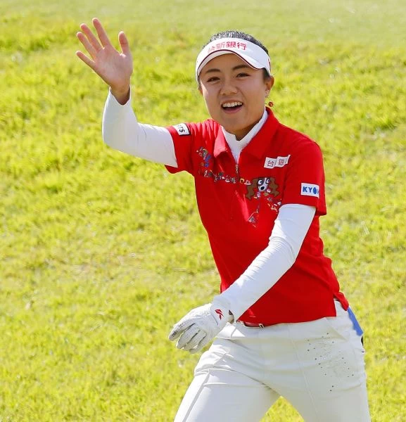 蔡佩穎三回合總桿207桿(-9)，並列第二。葉勇宏攝影