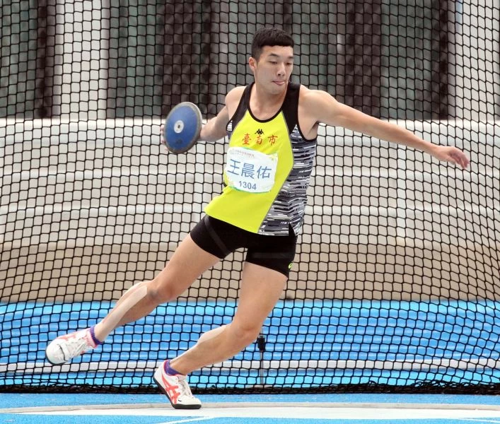 全運男子混合運動金牌王晨佑。林嘉欣／攝影。