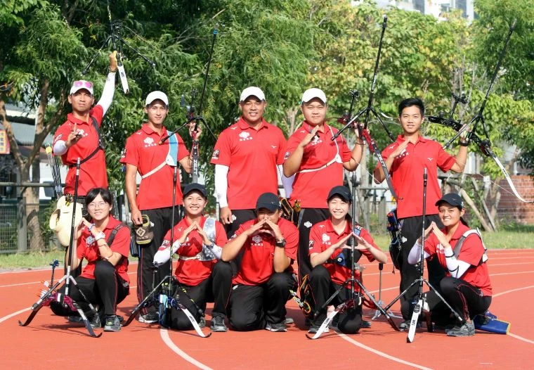 例行賽亞軍寒舍隊。企業射箭聯盟/提供。