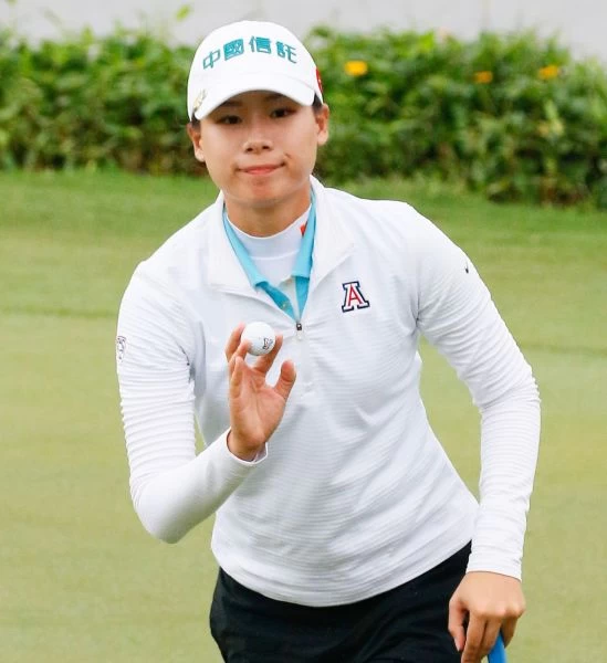 台灣業餘女將侯羽桑是首輪全場表現最佳的台灣選手。大會提供