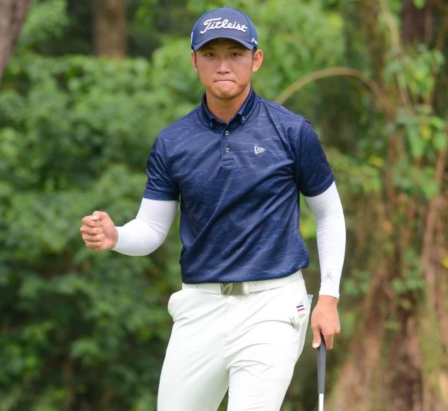 業餘選手劉永華以總桿低於標準桿13桿的佳績贏得冠軍。陳宏佳攝影