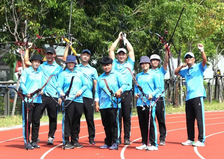 台南隊在至尊盟主賽取得一勝。企業射箭聯盟/提供。