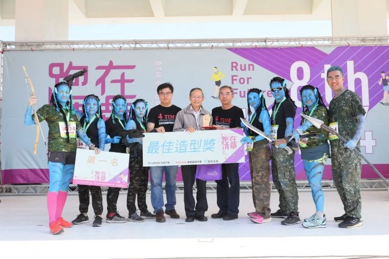 台灣大學隔壁未來的公主以阿凡達造型奪最佳造型獎冠軍。大會提供