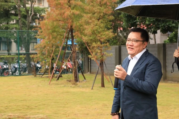 航源FC林湧成董事長。輔仁大學提供