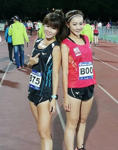 活動的美女配速員。大會提供