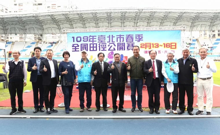 台北市春季全國田徑公開賽今天登場。林嘉欣／攝影