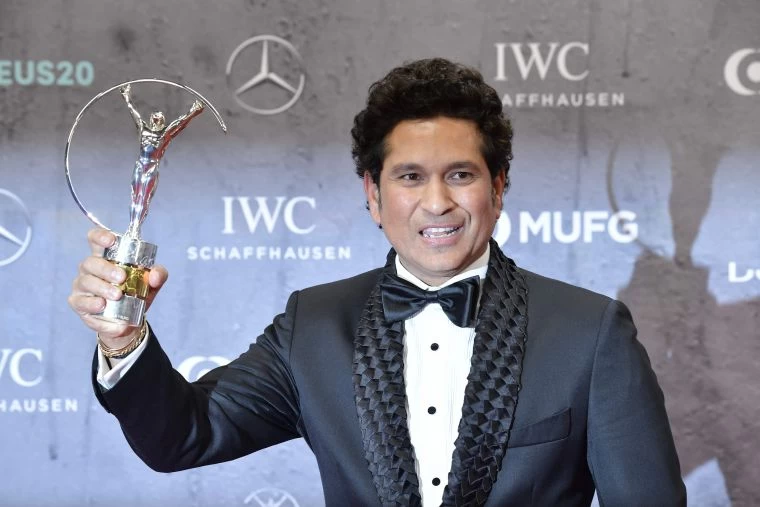 印度板球英雄沙金·田度卡(Sachin Tendulkar)在公眾投票中脫穎而出。法新社