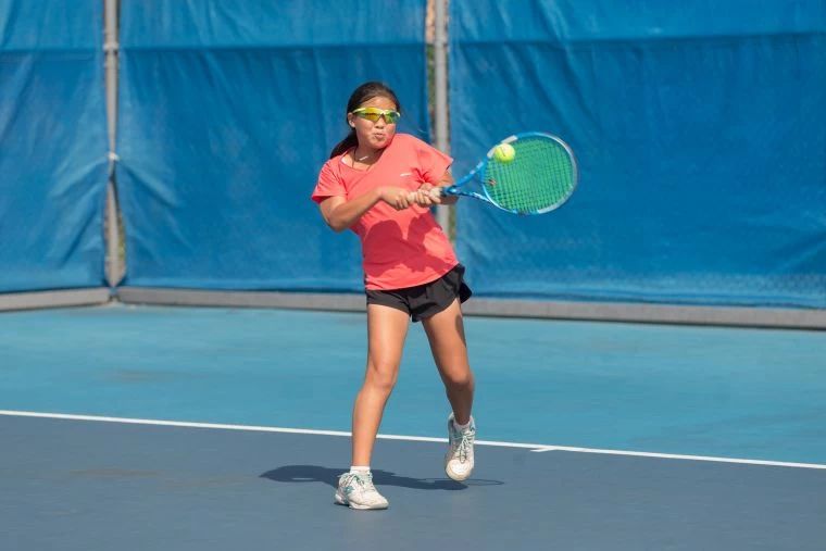 12歲女單第二種子林郁晨首度參加美傑仕OPI盃就勇闖決賽。海碩整合行銷提供