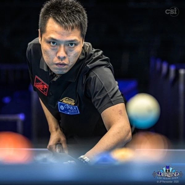 張榮麟勇奪美國拉斯維加斯十號球公開賽金牌。圖/CSI Cue sports International。