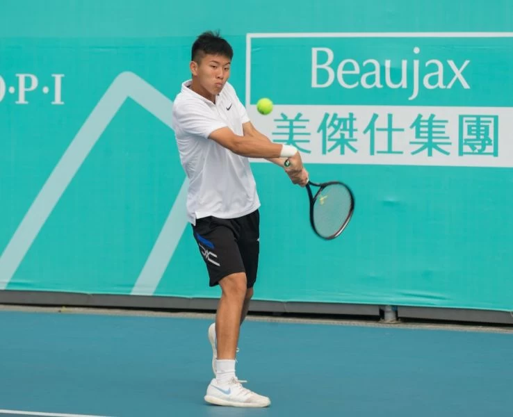 18歲男單頭號種子陳彥丞手8-3勝同袍。海碩整合行銷提供