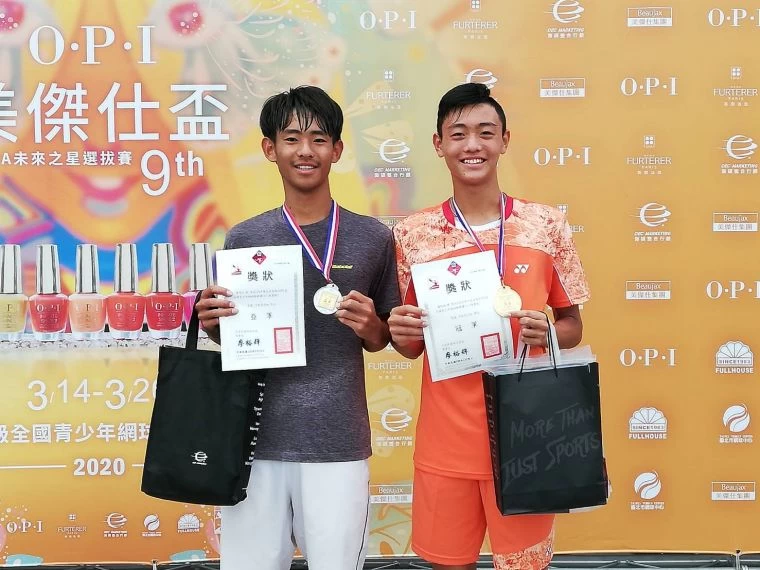 18歲男單決賽上演建中內戰。海碩遫合運動行銷提供