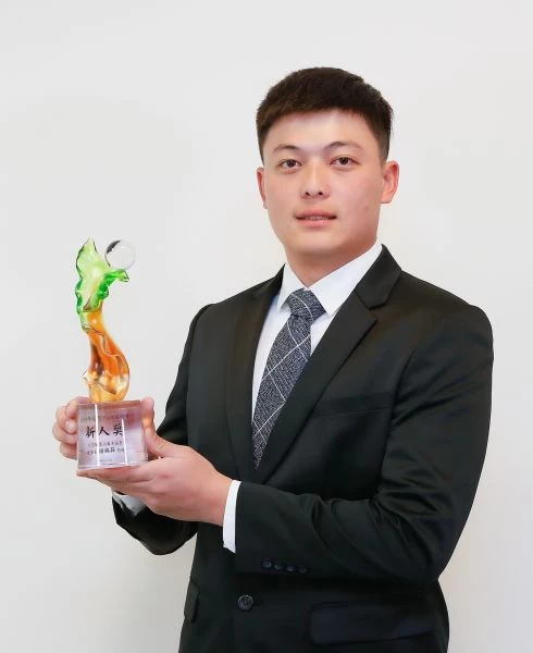 年度新人獎黃議增。葉勇宏攝