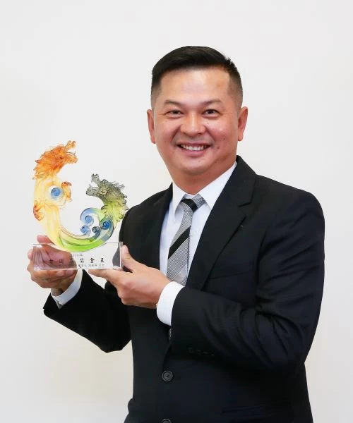 2019年台巡賽獎金王林文堂。葉勇宏攝