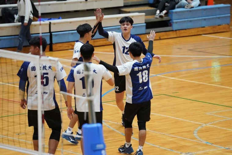 國北教大3比1勝臺灣體大。大會提供