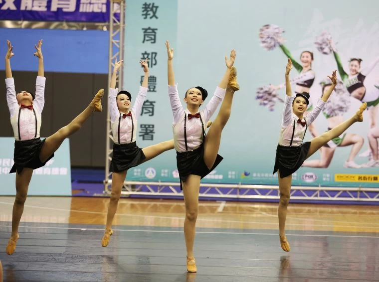啦啦舞國中大團體甲組第一名北安國中。名衍行銷提供