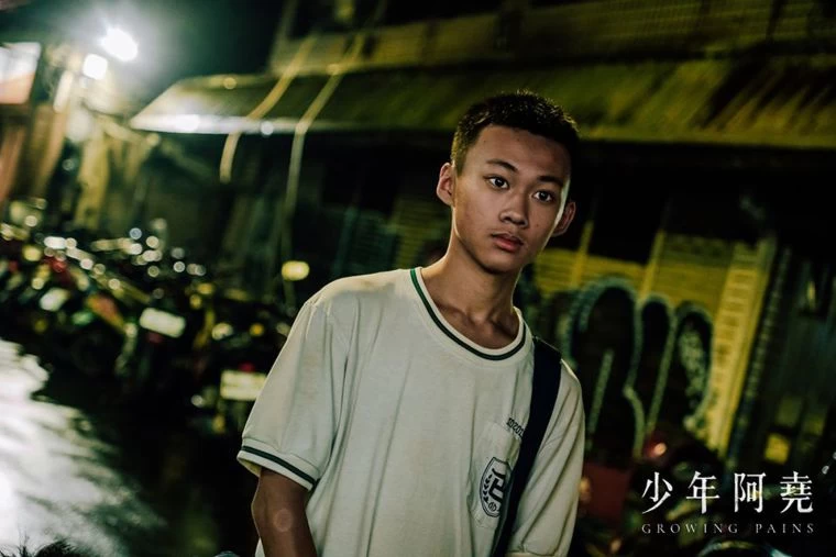 電影《少年阿堯》的男主角是明德高中田徑隊陳崇恩。圖/少年阿堯劇組王國豪拍攝。