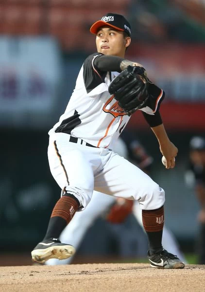 統一江辰晏,本季先發5場,球隊3勝2負。資料照片