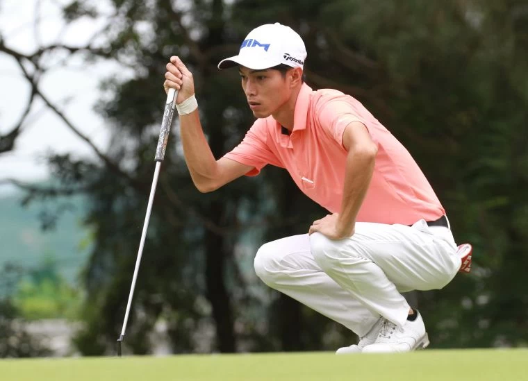 第一回合張緯綸66桿(-6)暫排第一。鍾豐榮攝