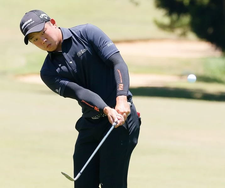 李玠柏兩回合139桿(-5),暫排第三。葉勇宏攝
