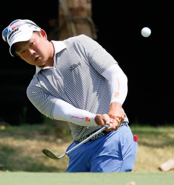 李玠柏三回合總桿低於標準桿4桿的212桿,暫並列第3。葉勇宏攝
