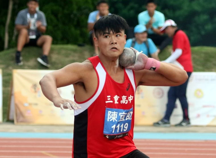 三重高中陳宜助。林嘉欣/攝影。