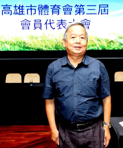 許文宗當選高雄巿體育總會首位理事長。高雄巿體育總會提供