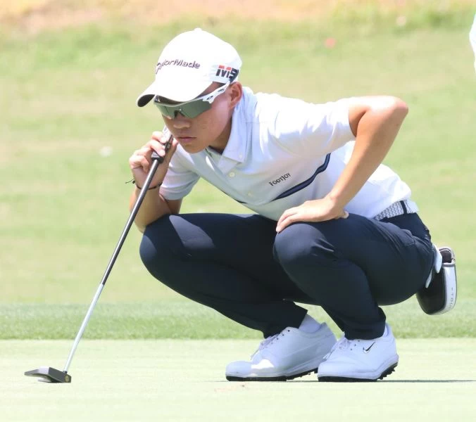 陳萱69桿(-3)暫並列第二。TLPGA提供/鍾豐榮攝影
