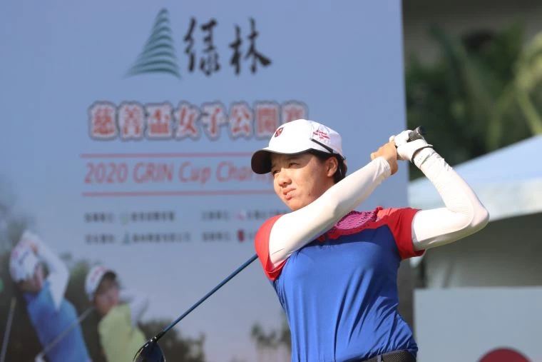 業餘選手張雅淳並列第六。TLPGA提供/鍾豐榮攝影