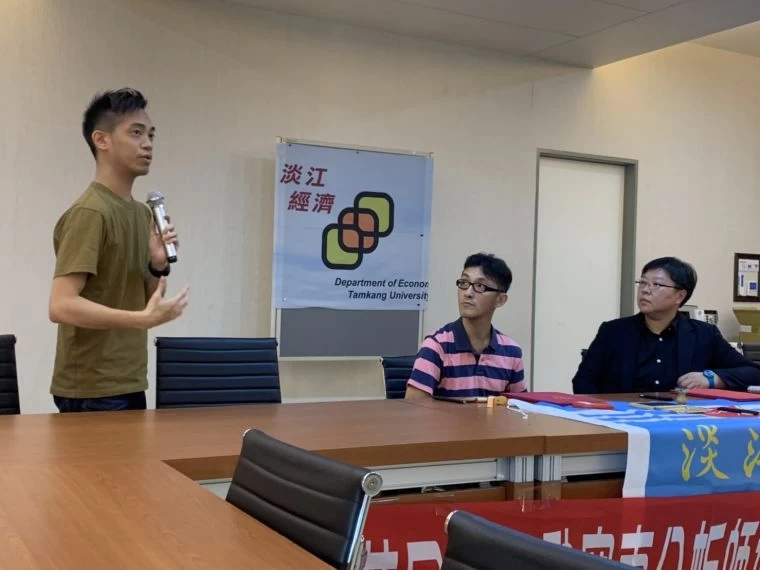運動賽事分析師協會教育委員會主委簡報未來合作方向。運動賽事分析師協會提供