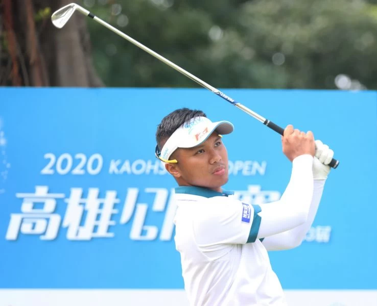 第一回合林永龍64桿(-8)暫列第一。鍾豐榮攝影