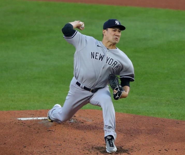 田中將大先發,防禦率3.56,九月份先發的場次則失分都不超過三分,狀況還算穩定。法新社