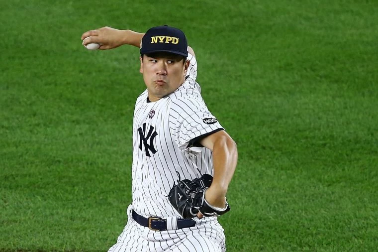 美媒評斷自由球員15強,田中將大險墊底。法新社