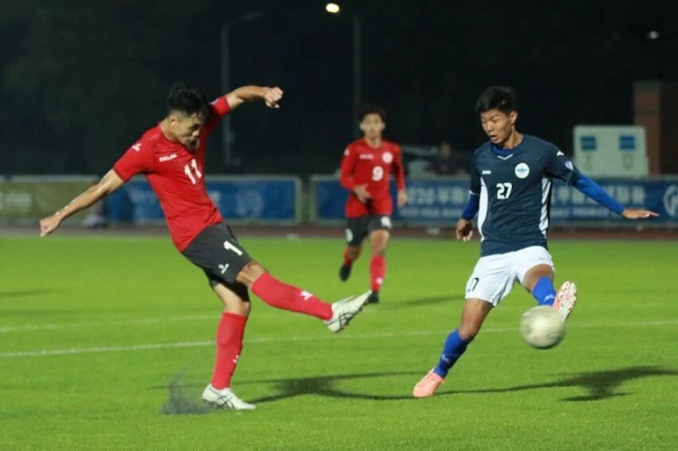 紅獅FC11號陳宥霖梅開二度為球隊確保勝利。大會提供