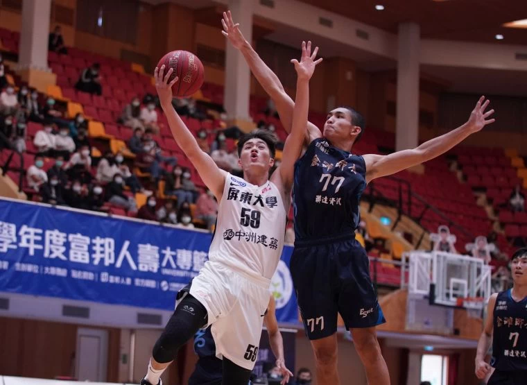 屏東大學蔡亞軒18分9籃板。大會提供