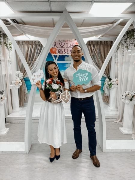 錢肯尼於11月底與台灣籍女友結婚。錢肯尼提供