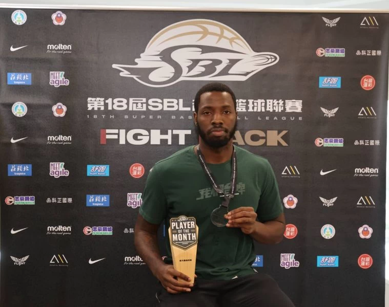 sbl月mvp由台啤米勒獲得。李天助攝