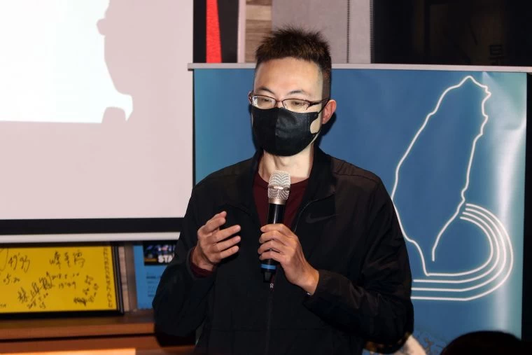 長明賞委員洪國智。林嘉欣／攝影。