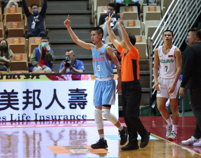 能仁高一菜鳥林子皓飆27分連兩場大爆發。李天助攝