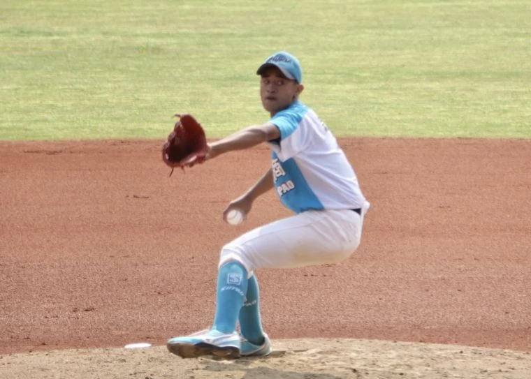 馮皓先發8局失一分。吳敏欣攝