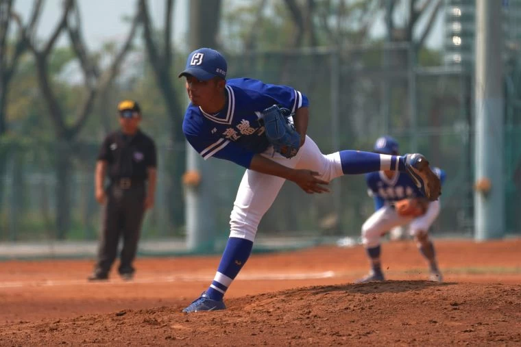 台體大黃紹睿先發7.2局無失分奪勝。
