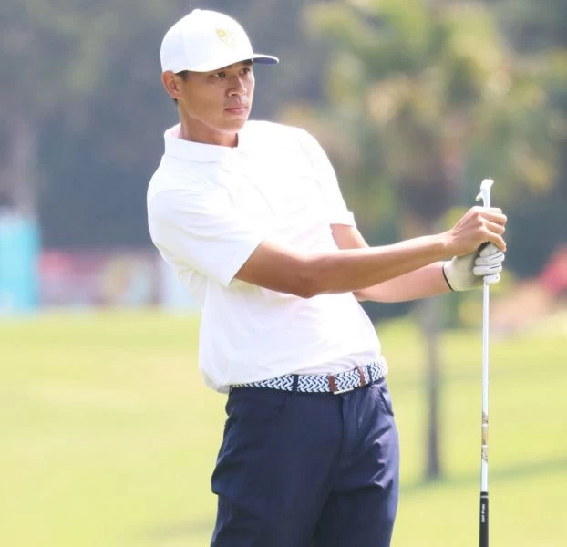 第三回合劉澤森70.75.65三天(-6)暫並列第二。鍾豐榮攝影