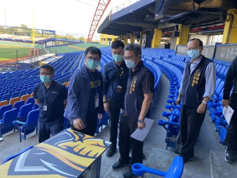 台中市視察座位區入座方式。台中市運動局提供