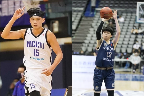 政大射手張鎮衙、世新大四大前鋒林蝶分獲MVP。大會提供
